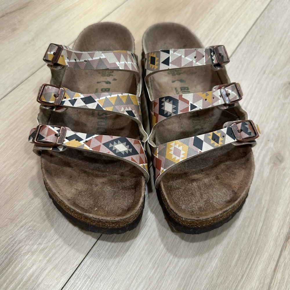Birkenstock Multicolor Geometric Sandals